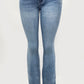 Rhinestone Bootcut Jeans Cross
